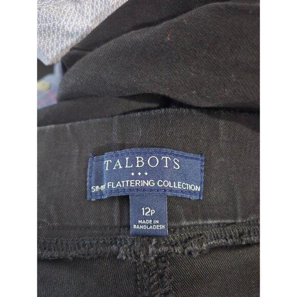 Talbots Simply Flattering Collection Black Jegging Pull On Jeans Size 12P Petite - Picture 4 of 10